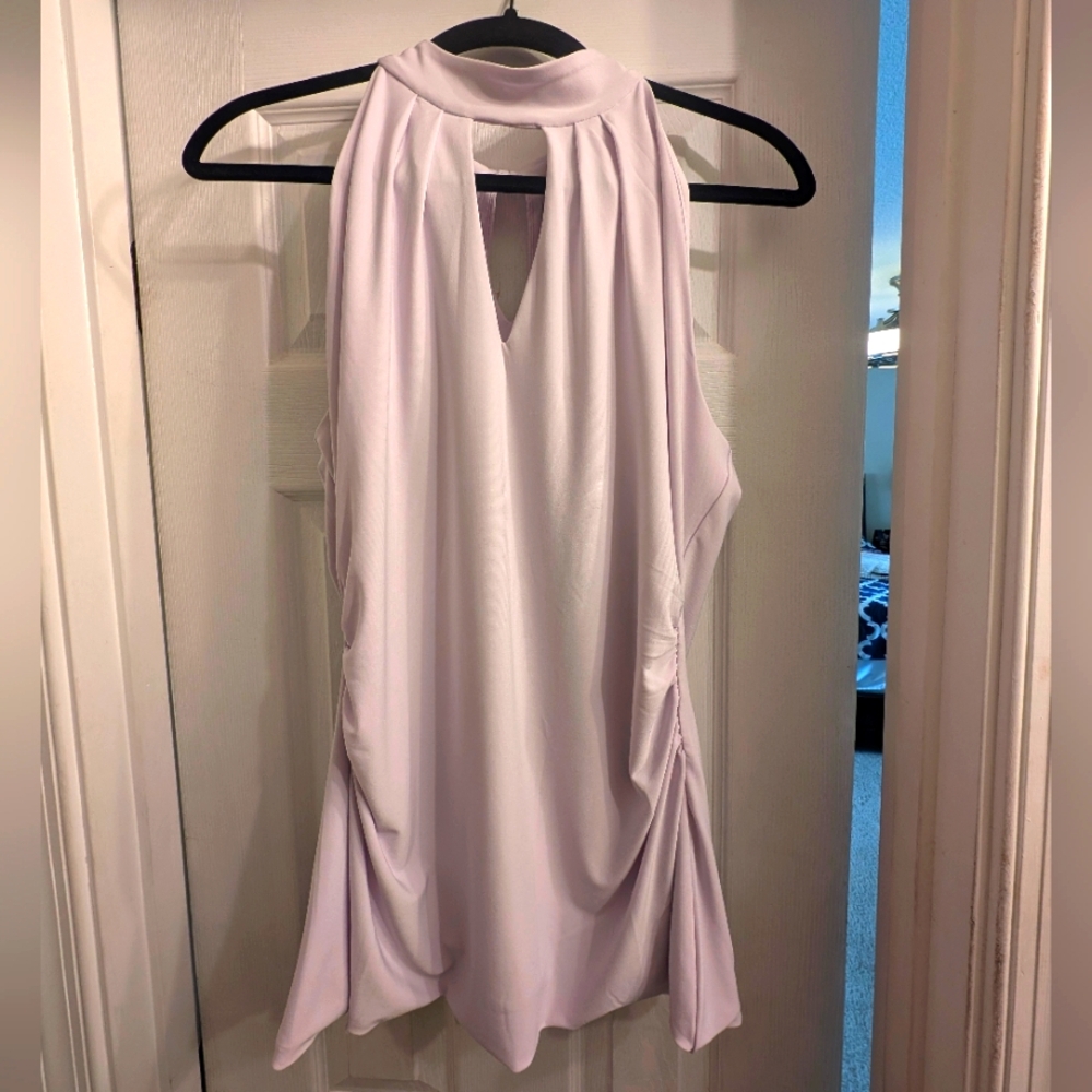 WHBM Light Lavender Top (L)